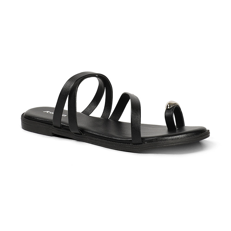 Nola - Black Slip-Ons