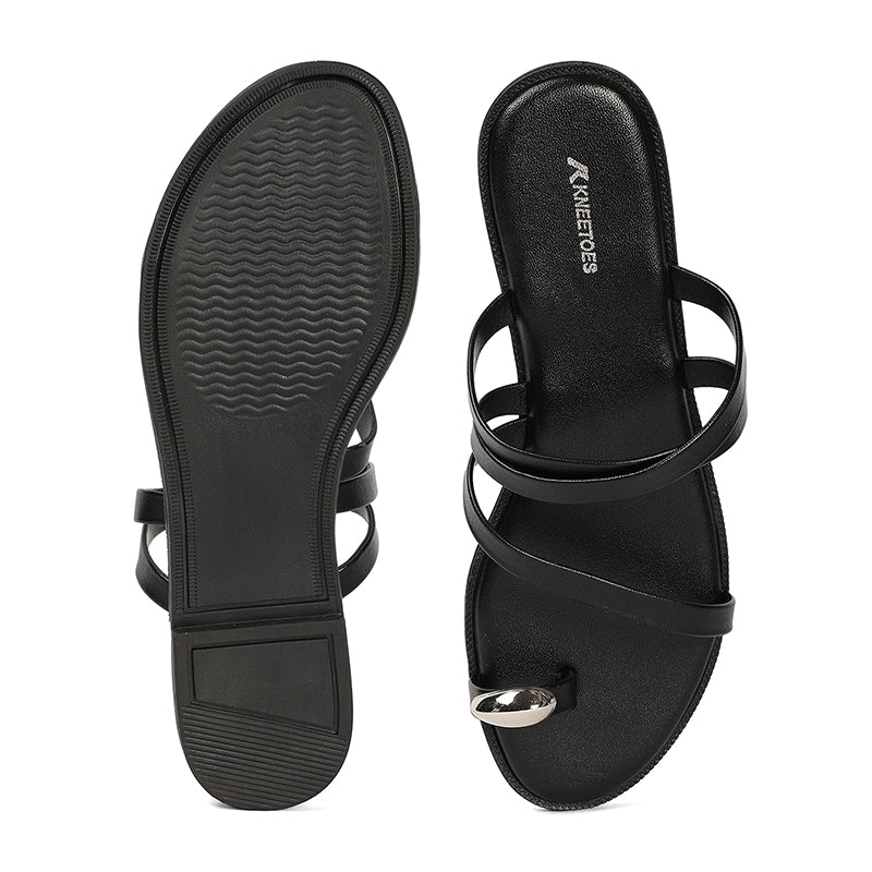 Nola - Black Slip-Ons