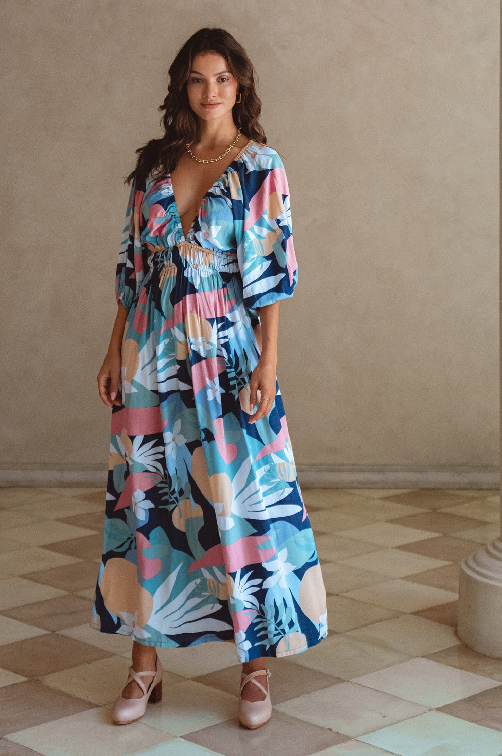 Kezas Maxi Dress by Bali ELF