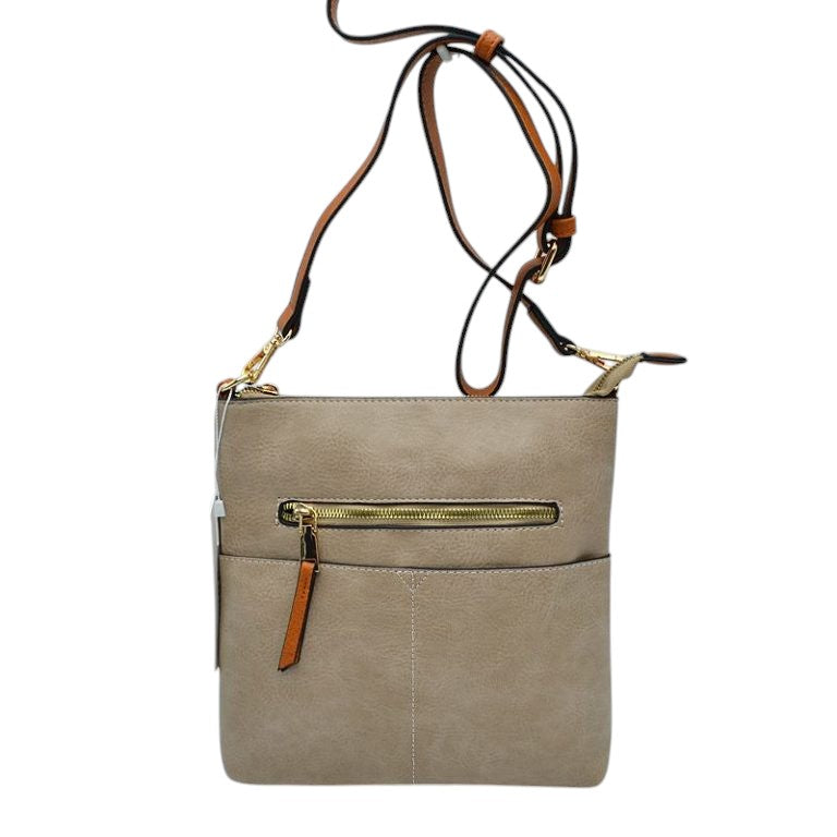 Kaylee Soft PU Vegan Leather 2 in 1 Tote Crossbody Bag by Madeline Love