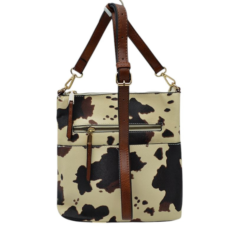 Kaylee Soft PU Vegan Leather 2 in 1 Tote Crossbody Bag by Madeline Love