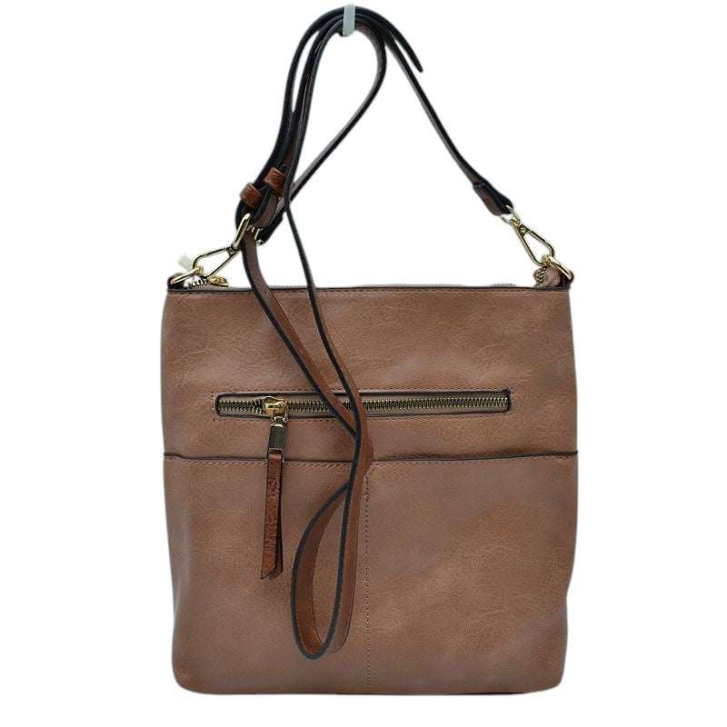 Kaylee Soft PU Vegan Leather 2 in 1 Tote Crossbody Bag by Madeline Love