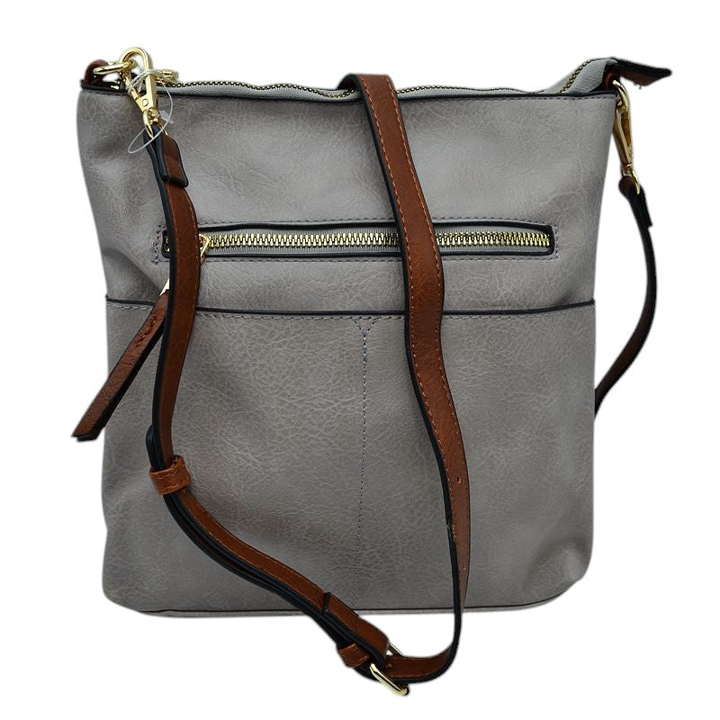 Kaylee Soft PU Vegan Leather 2 in 1 Tote Crossbody Bag by Madeline Love