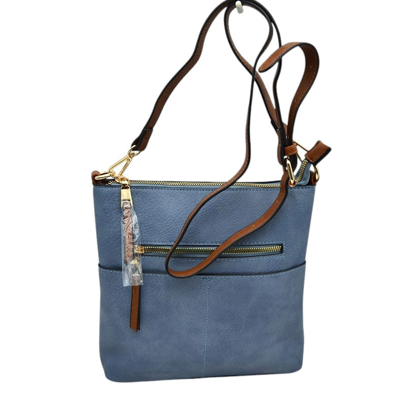 Kaylee Soft PU Vegan Leather 2 in 1 Tote Crossbody Bag by Madeline Love