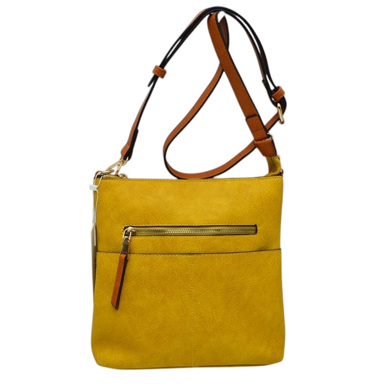 Kaylee Soft PU Vegan Leather 2 in 1 Tote Crossbody Bag by Madeline Love