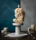 Large Medusa Candle | Sculptural Greek Mythology Art