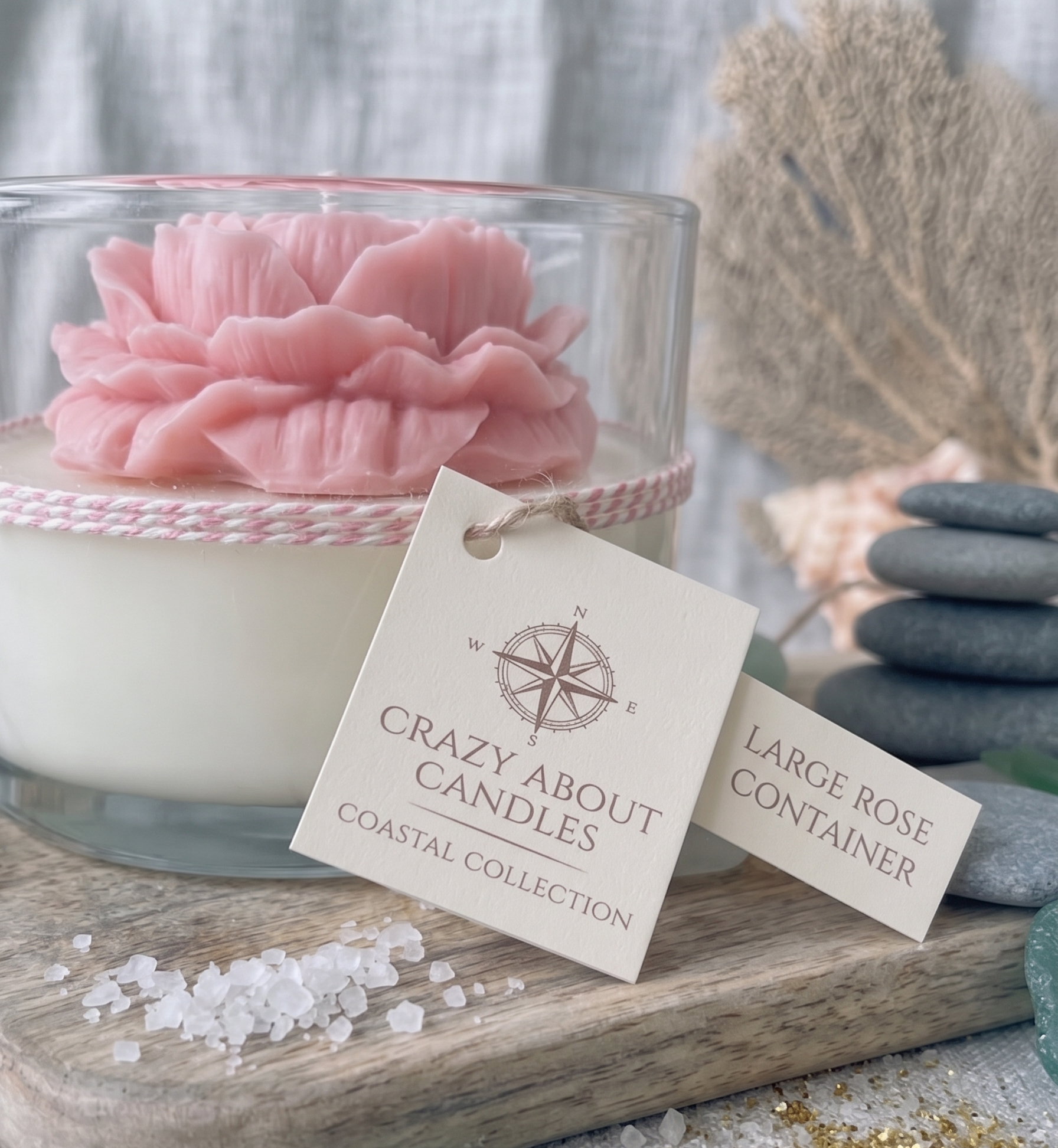 Large Rose Container Candle | Romance Captured