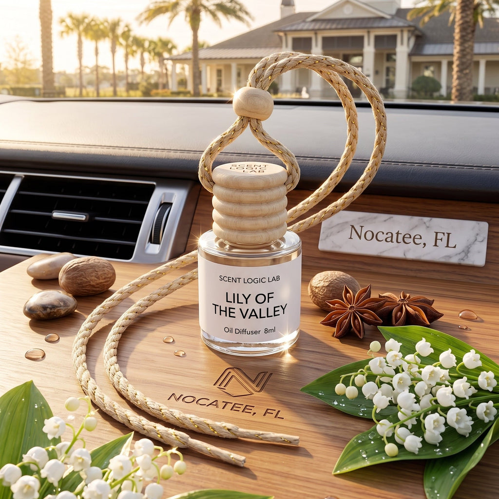 Luxury 8ml Car Diffuser in Floral Scents