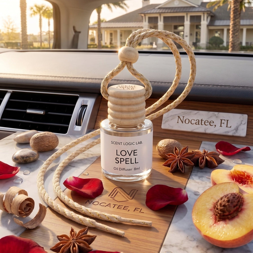 Luxury 8ml Car Diffuser in Floral Scents