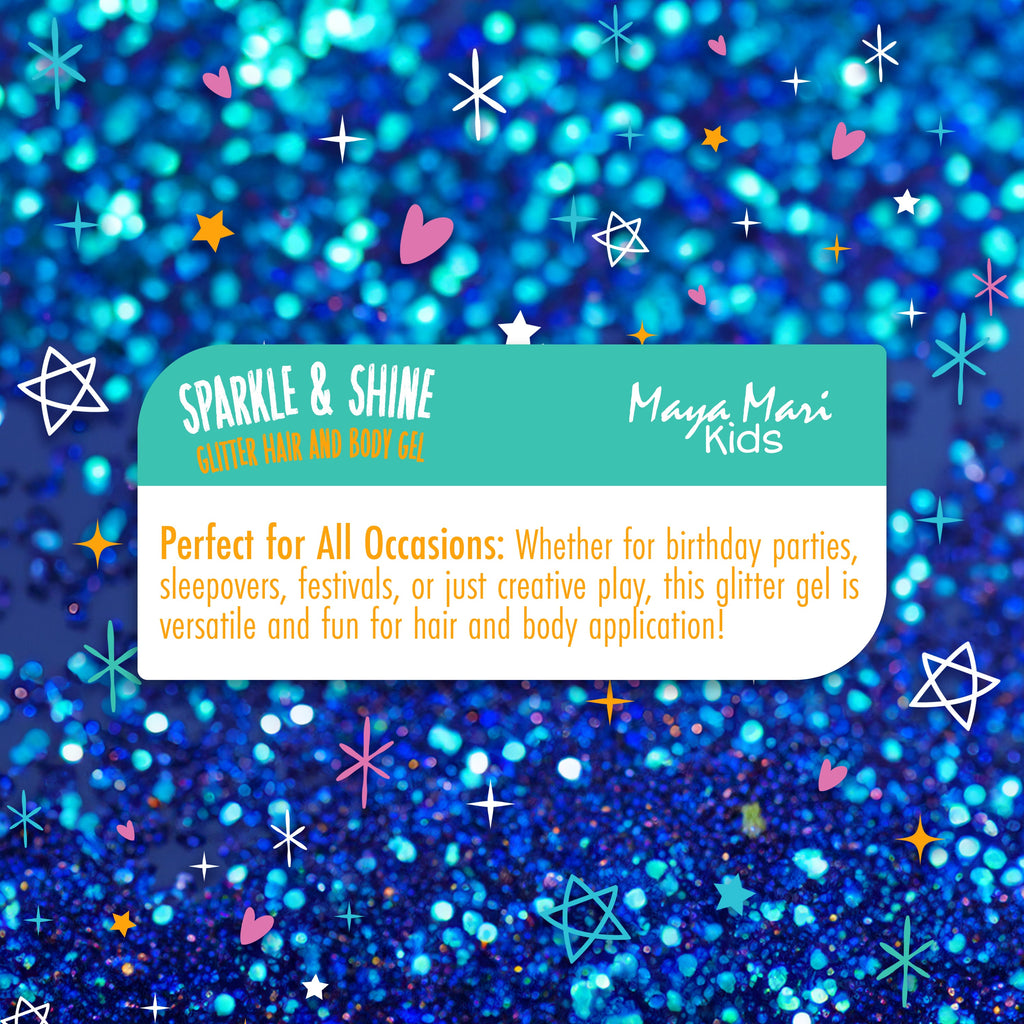 Maya Mari Kids Sparkle & Shine Glitter Hair and Body Gel