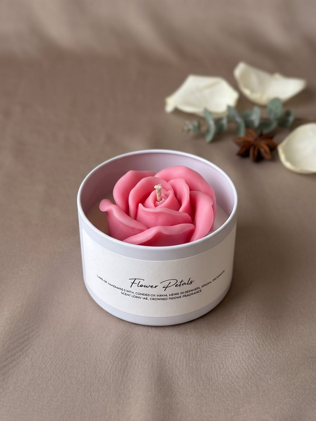 Flower in a Jar Candle | Handcrafted Gift