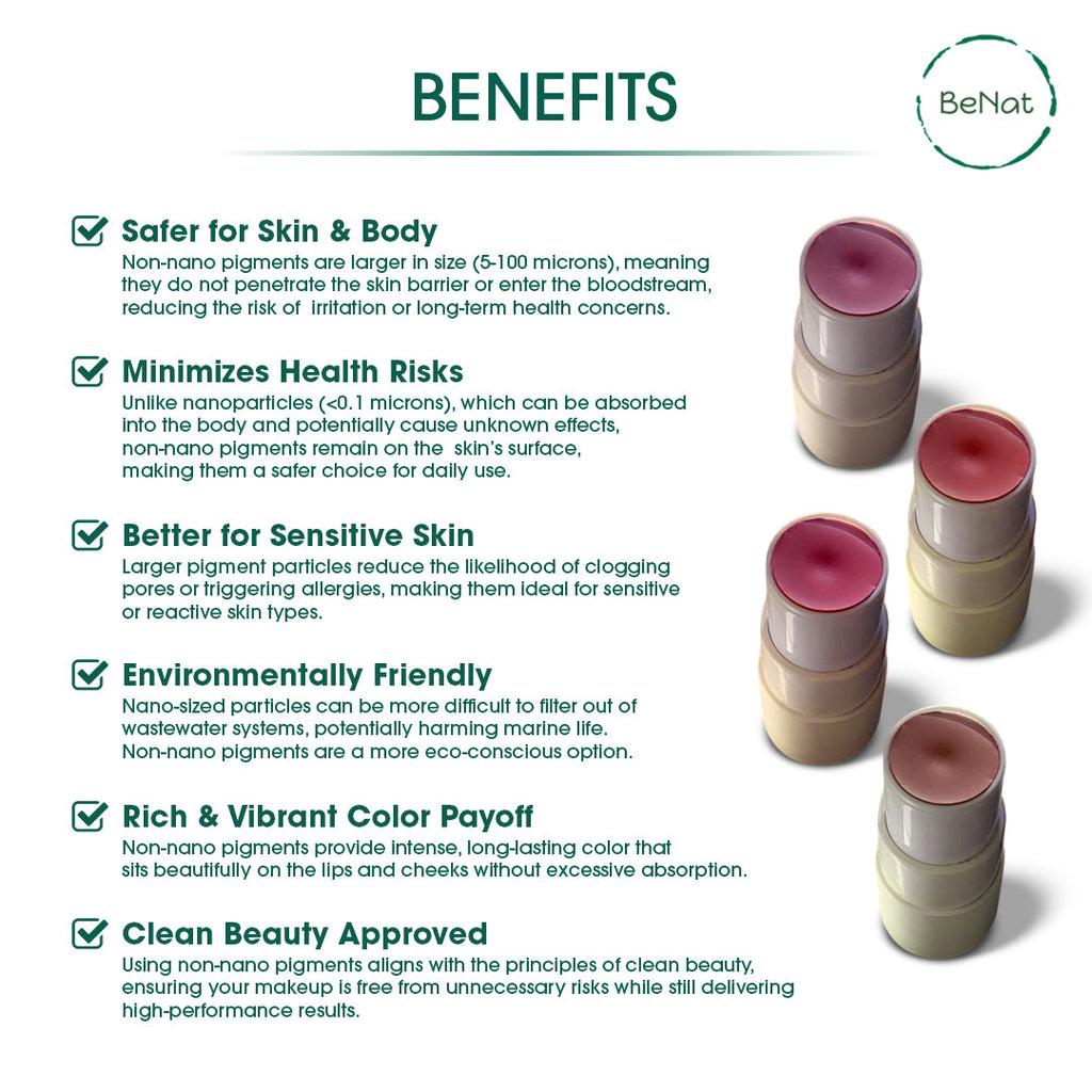 Lip & Cheek Bloom. 2 in 1 Natural Lipstick for Vibrant Color. by BeNat