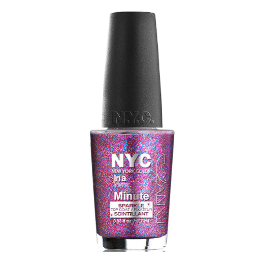 NYC In A New York Color Minute Sparkle Top Coat - Big City Dazzle by Avera Fragrances