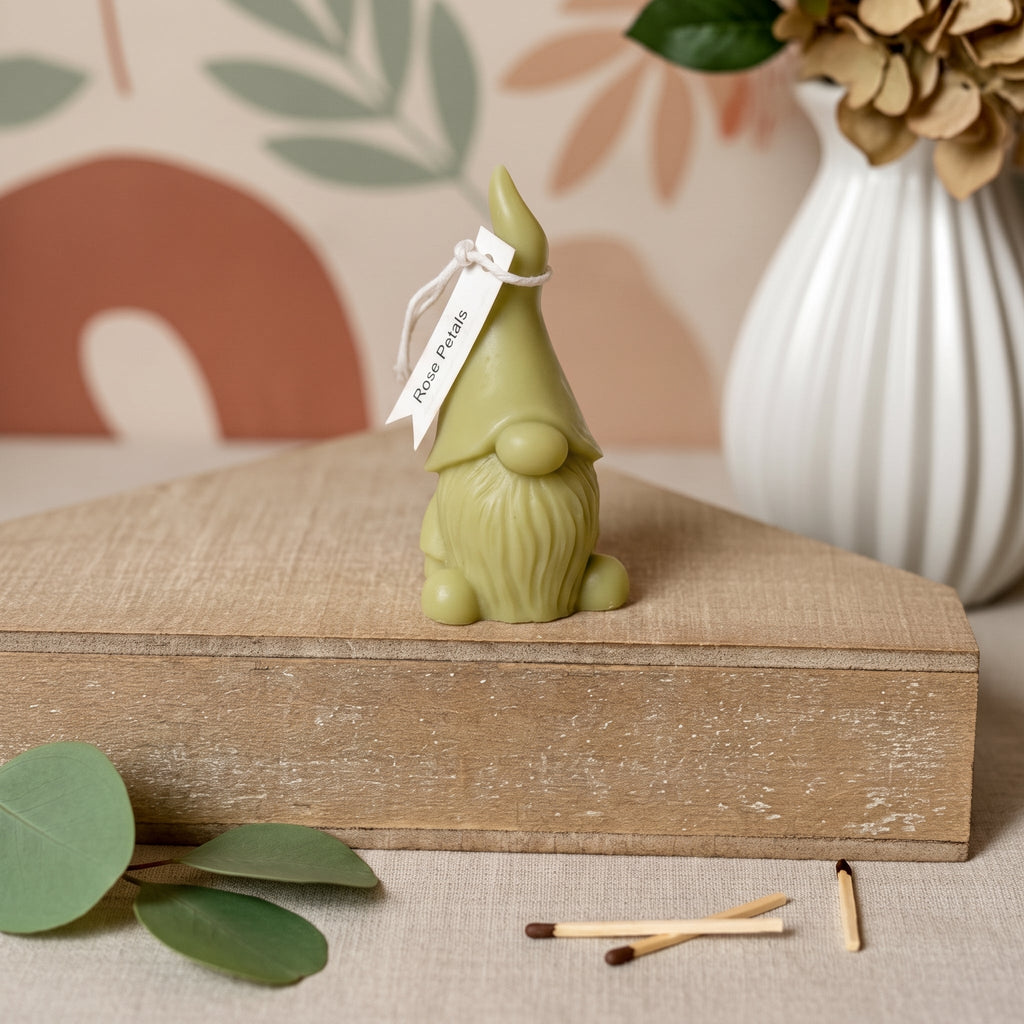 Gnome Scented Candle | Handcrafted Home Decor