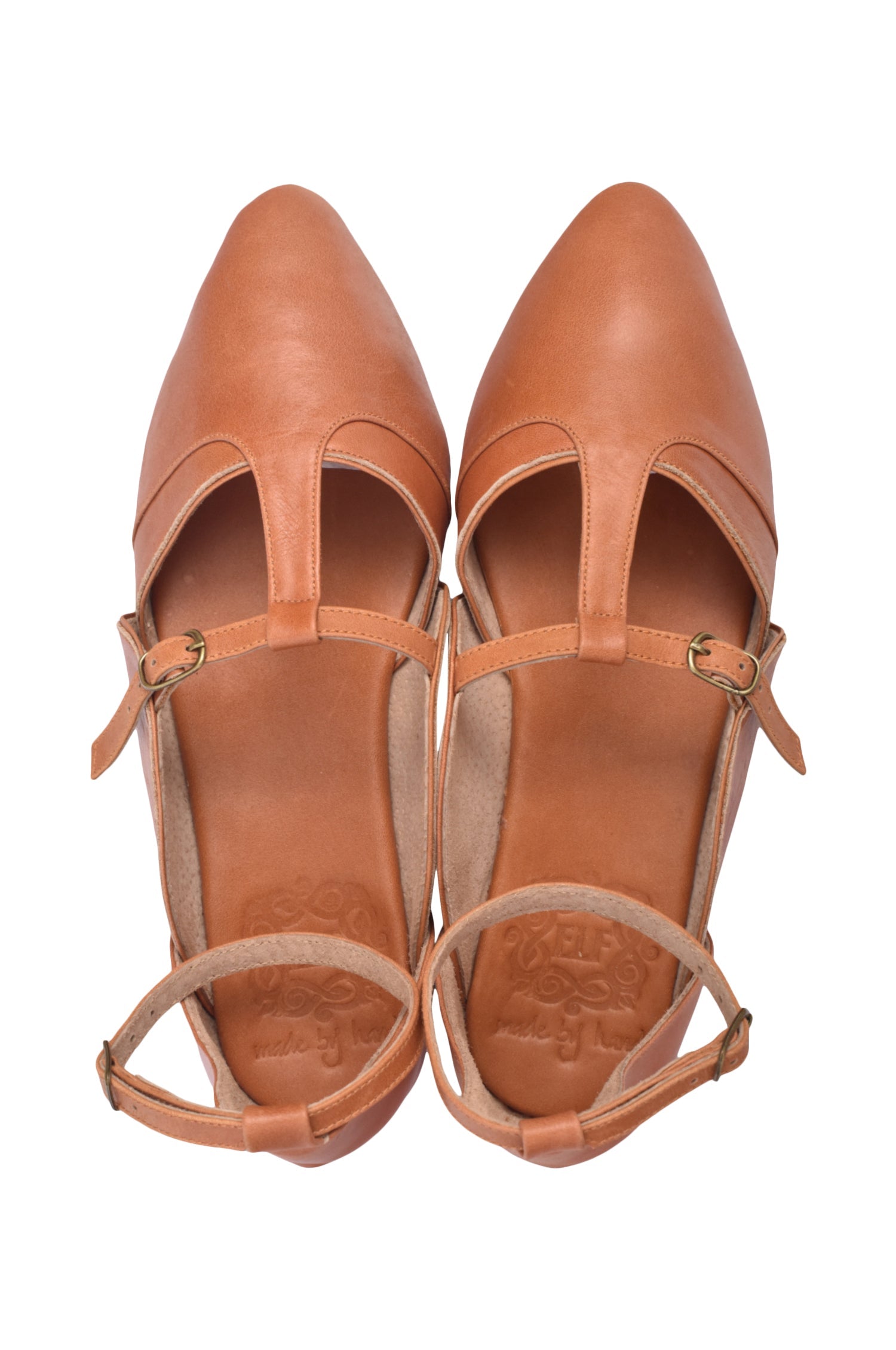 On The Go Leather Ballet Flats by Bali ELF