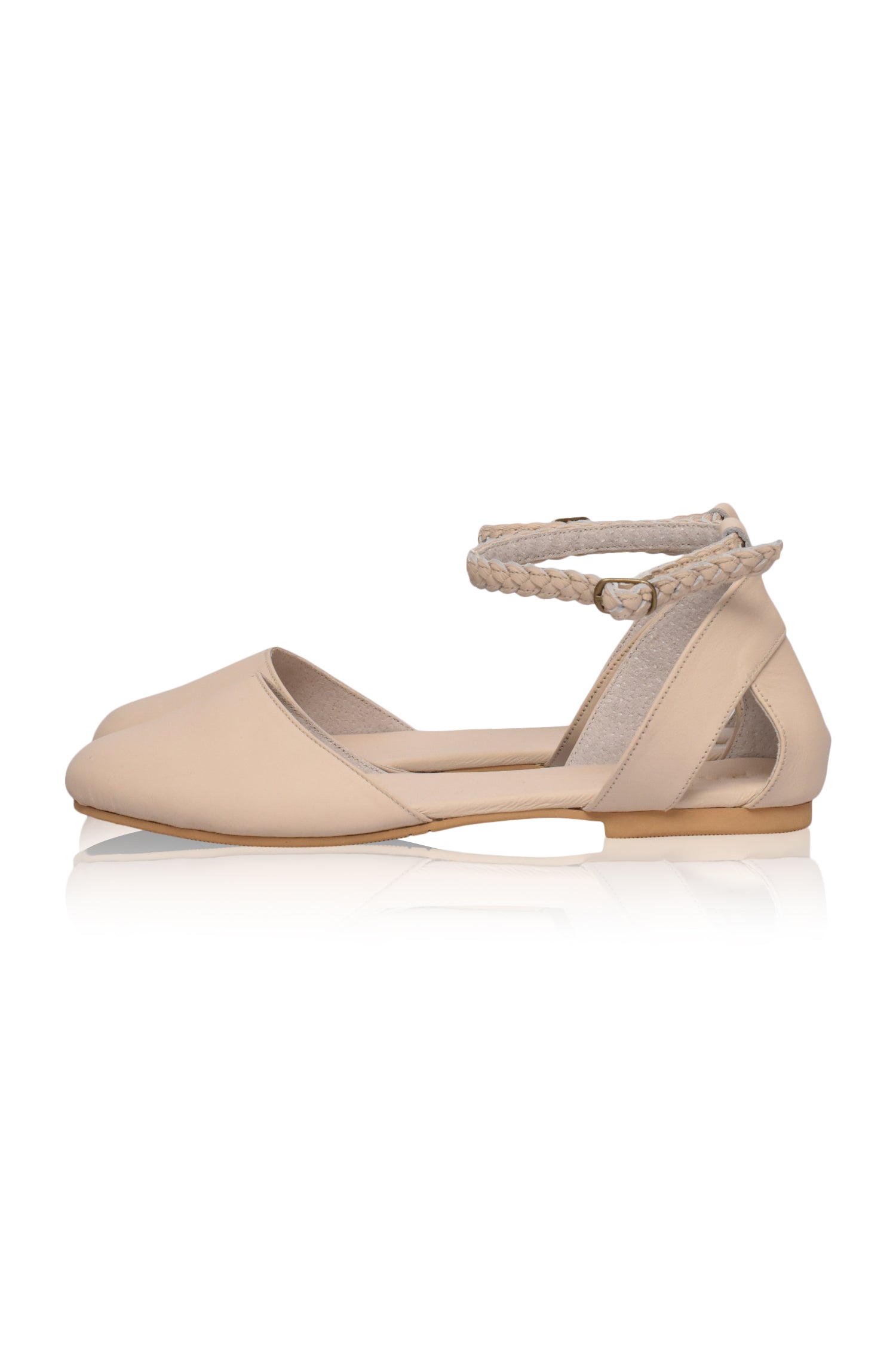 Paris Leather Ballet Flats by Bali Lane