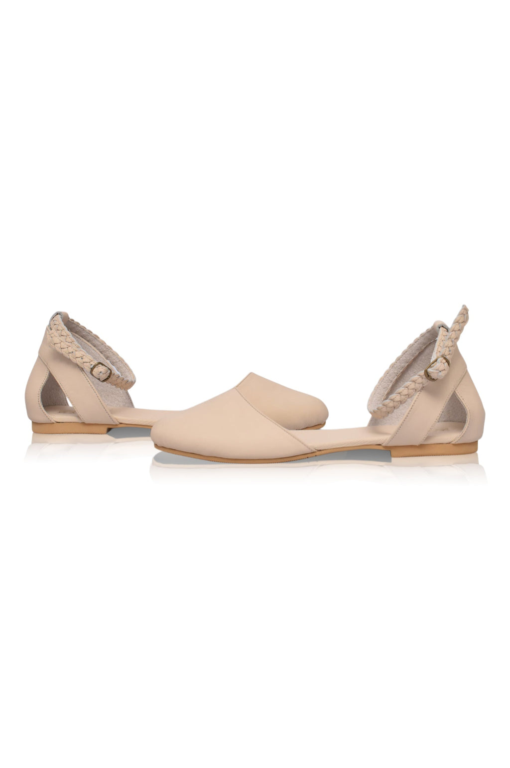 Paris Leather Ballet Flats by Bali Lane