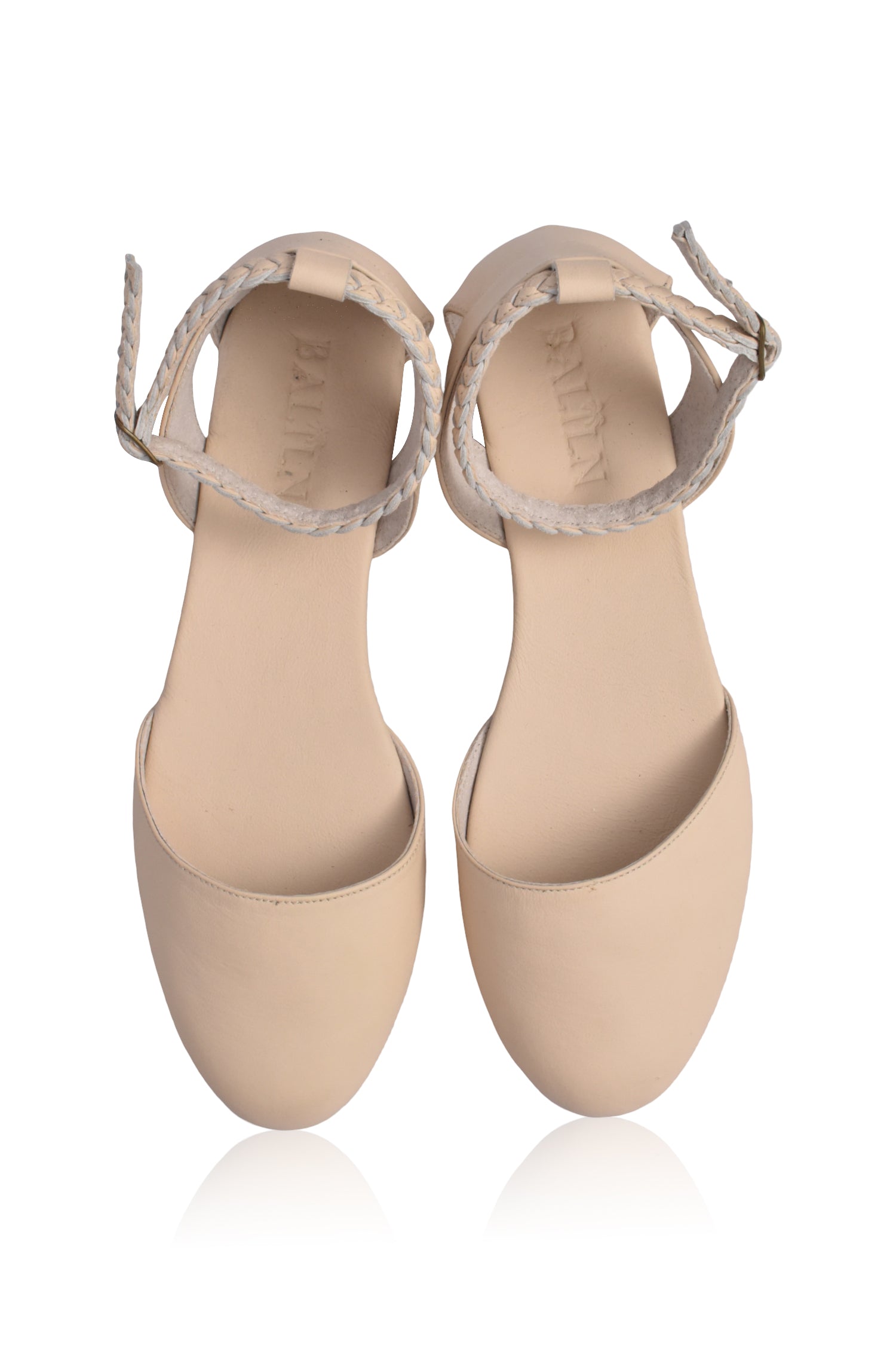Paris Leather Ballet Flats by Bali Lane