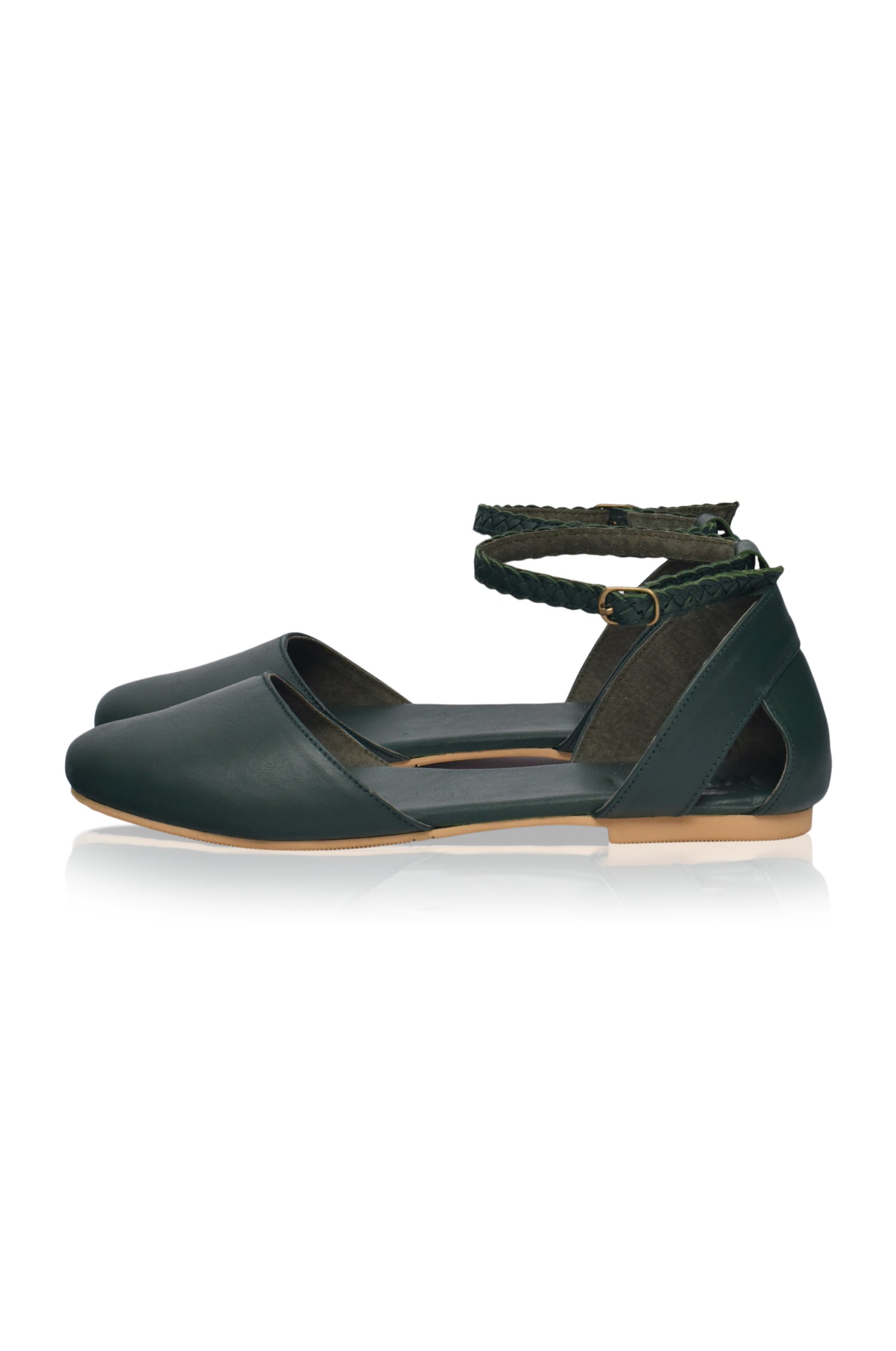 Paris Leather Ballet Flats by Bali Lane