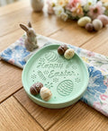 Floral Easter Egg Tray – Handcrafted Jesmonite