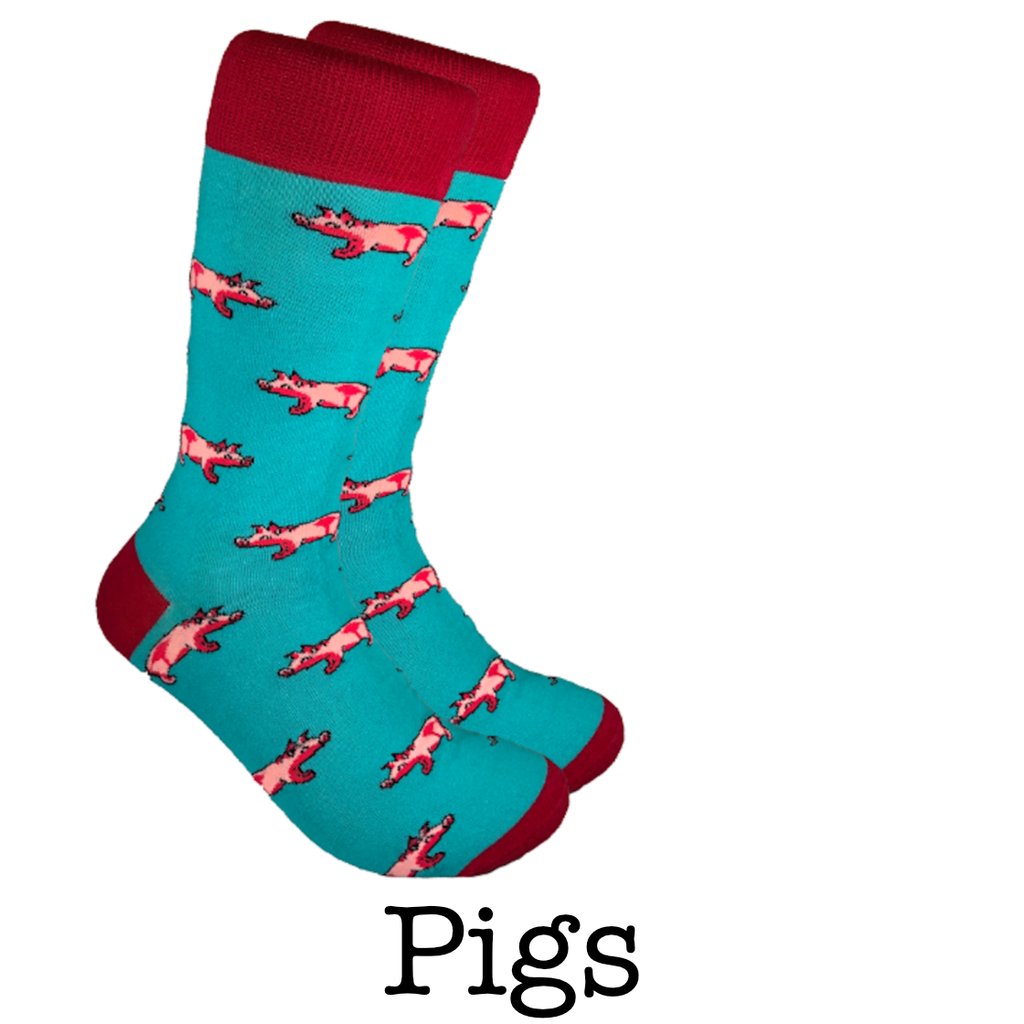 cRAZY sockS for MeN - Threaded Pear