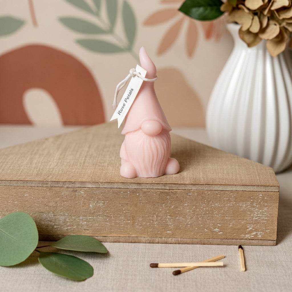 Gnome Scented Candle | Handcrafted Home Decor