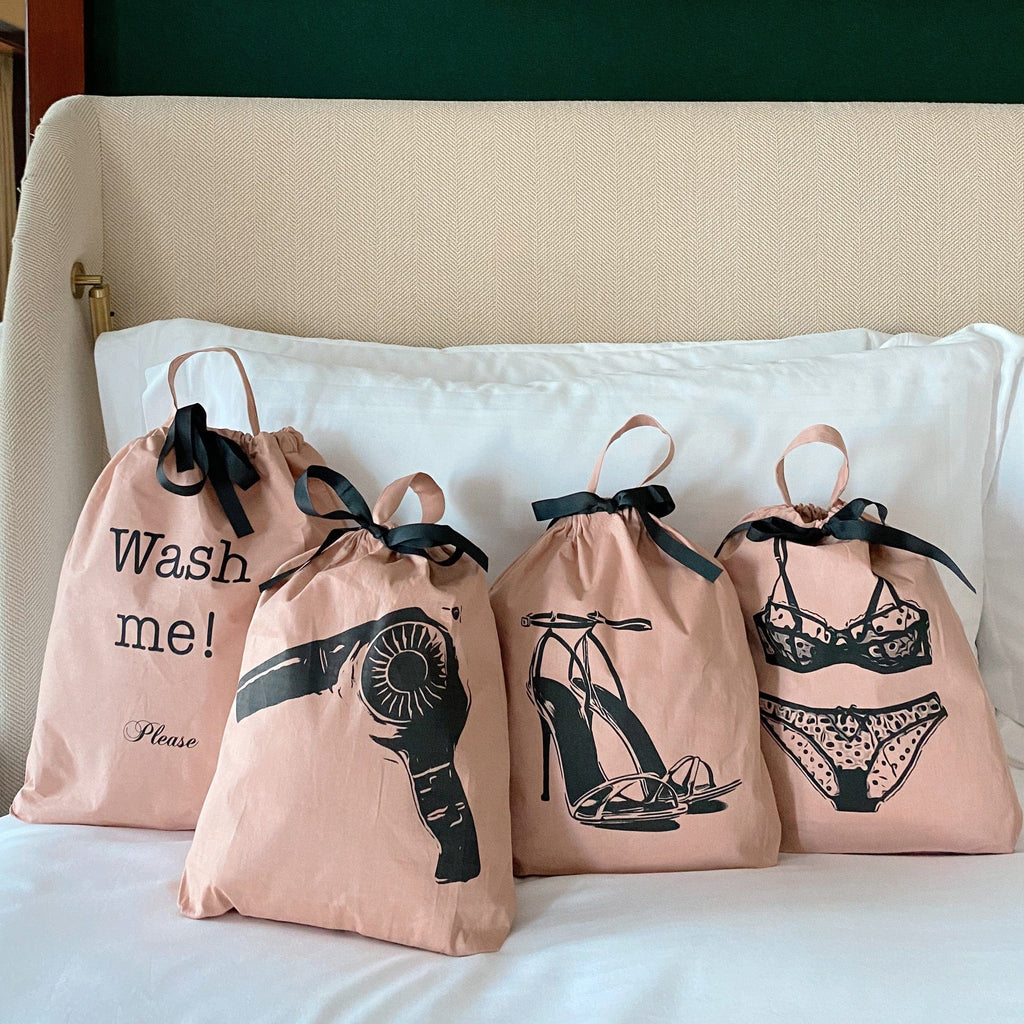 Women's Travel Set 4-pack, Pink/Blush by OyeraCharisma