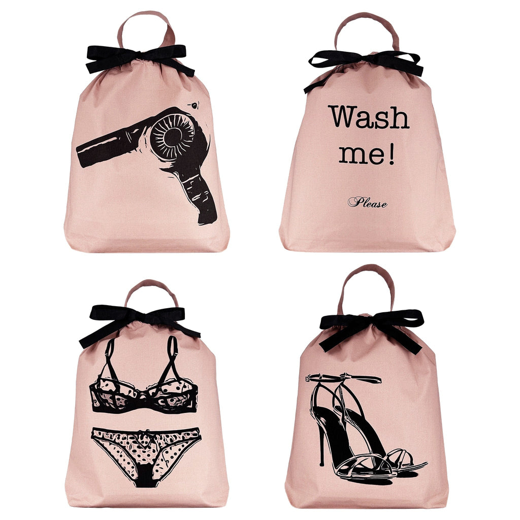 Women's Travel Set 4-pack, Pink/Blush by OyeraCharisma