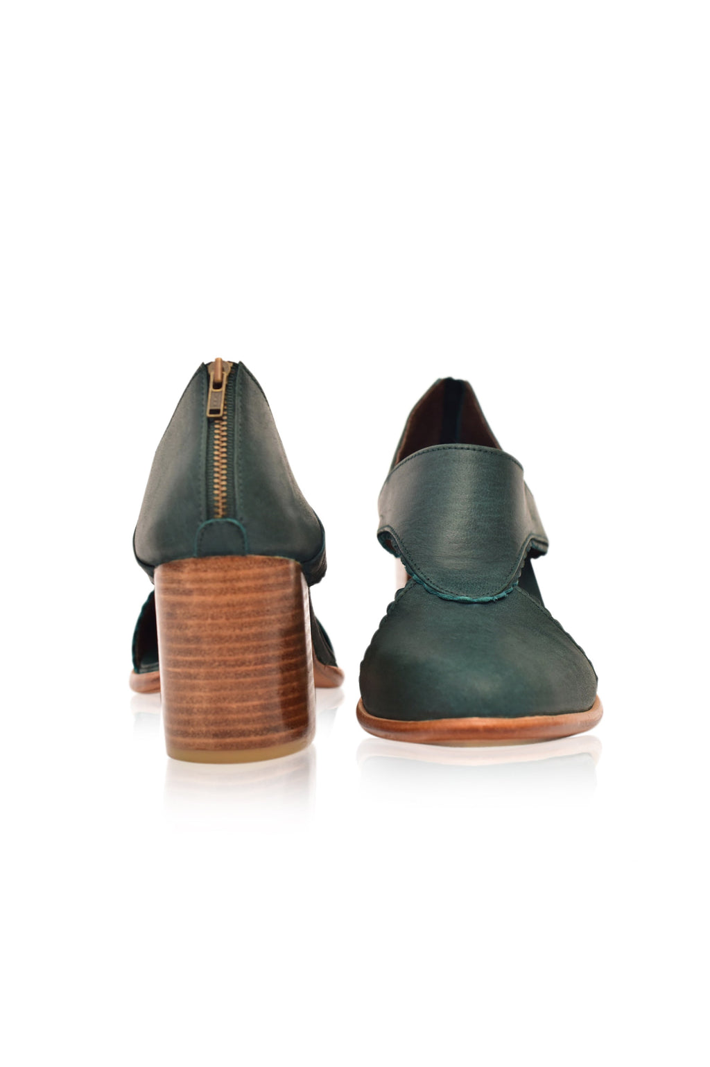 Rain Kiss Leather Booties by Bali ELF