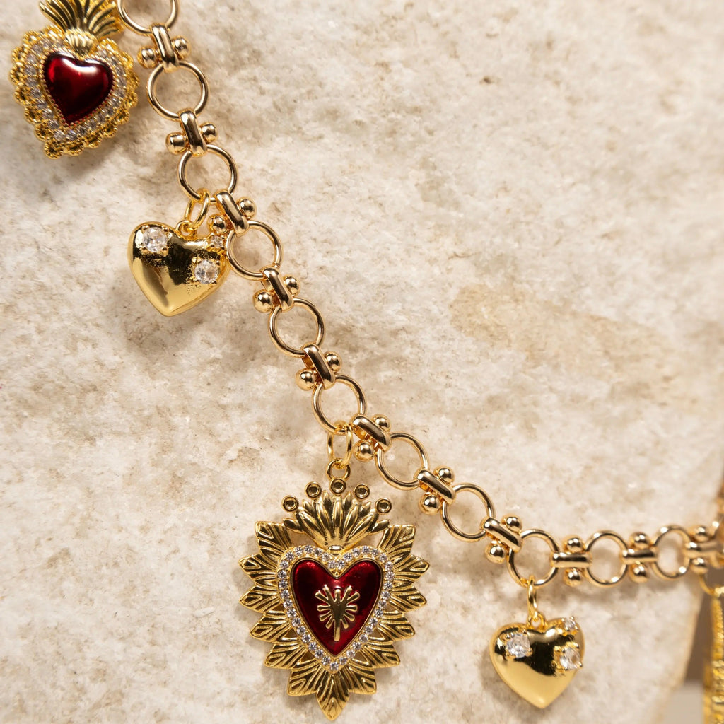 Heart Charms Necklace