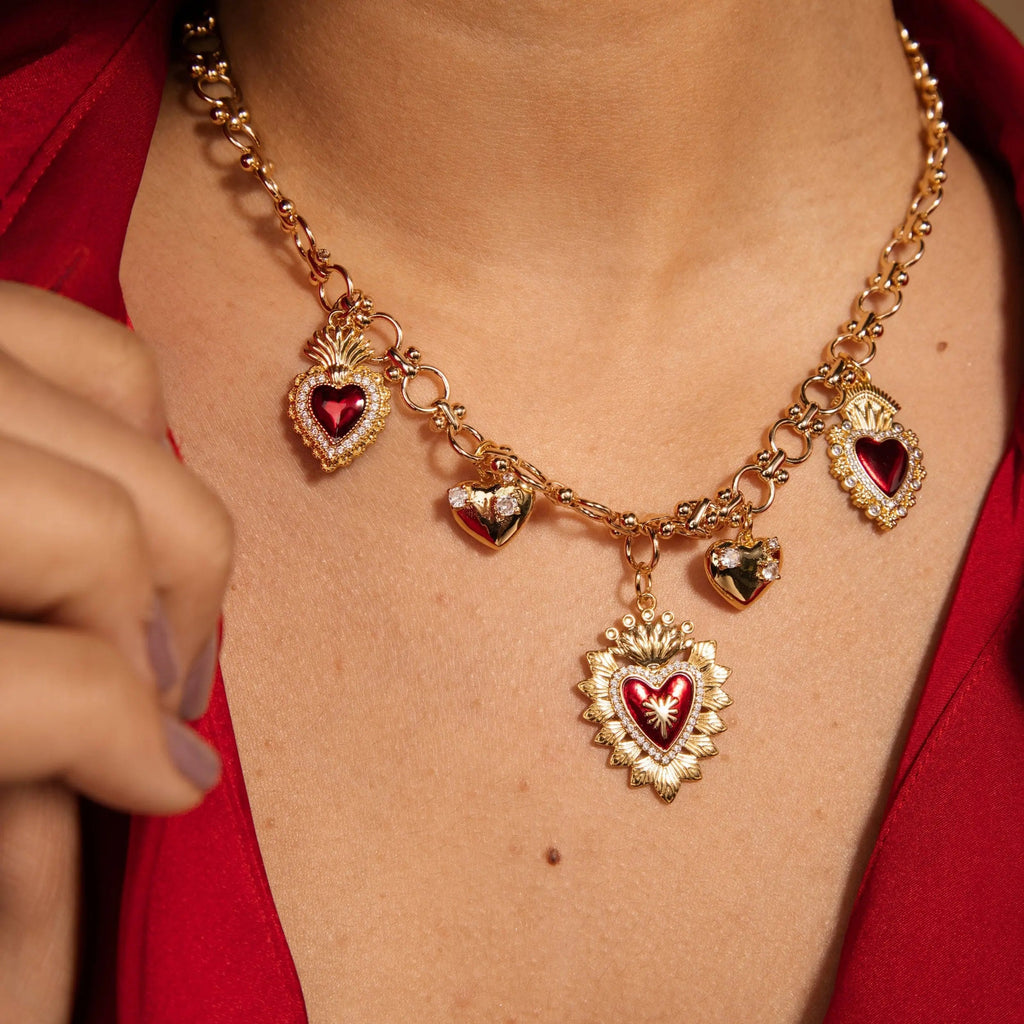 Heart Charms Necklace