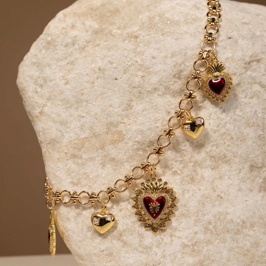 Heart Charms Necklace