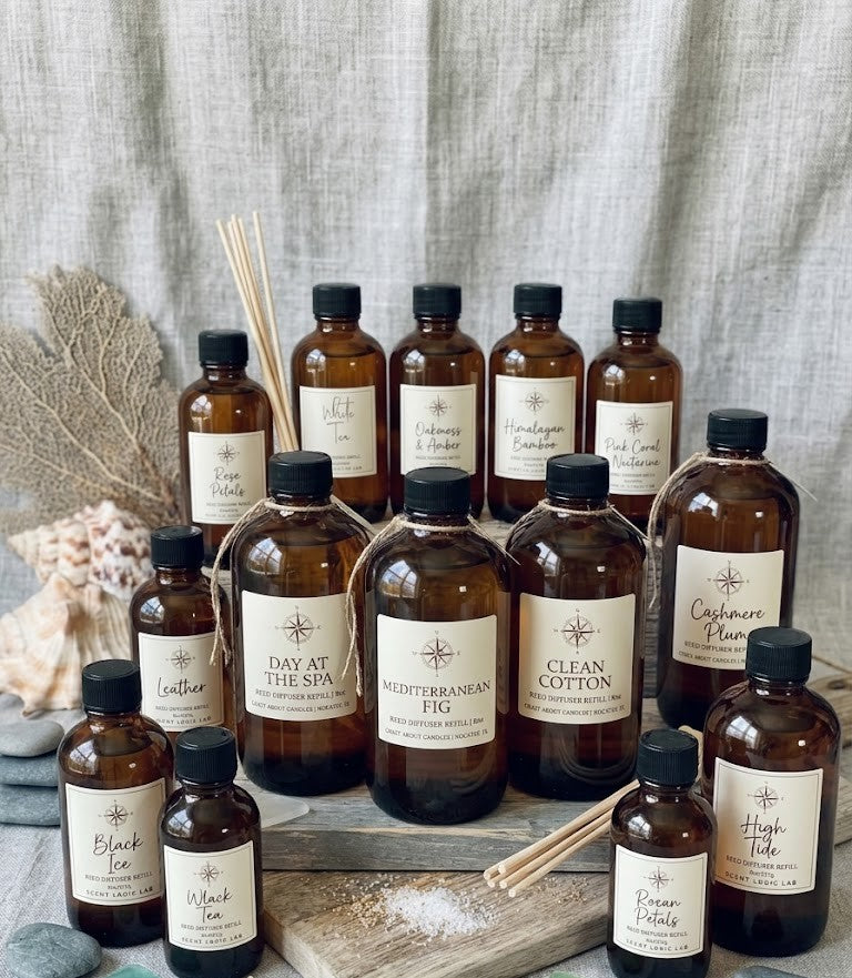 Reed Diffuser Refill – 8oz | Fruity Scents, Essential Oil Infused