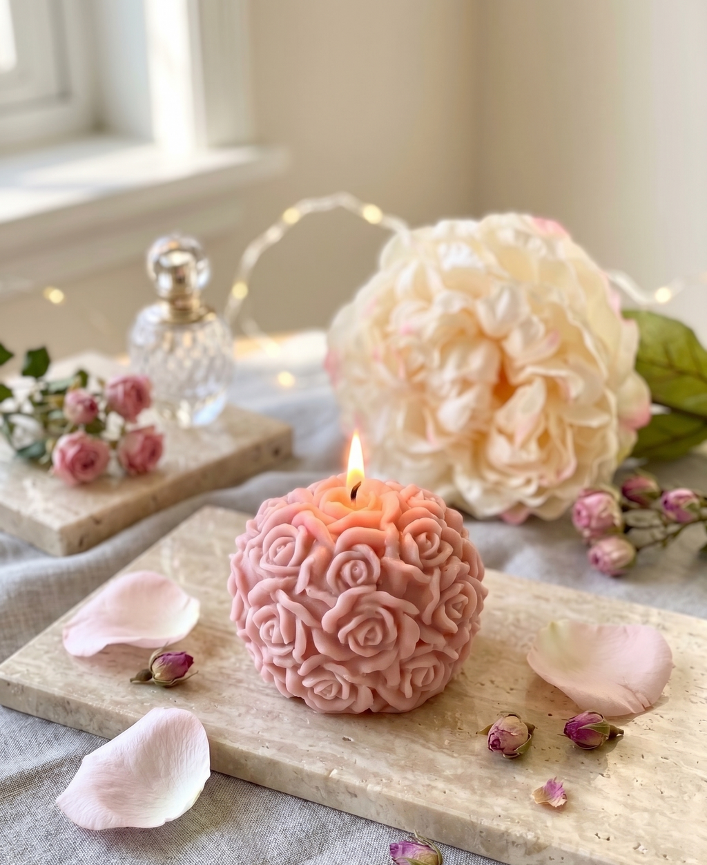 Rose Blossom Candle