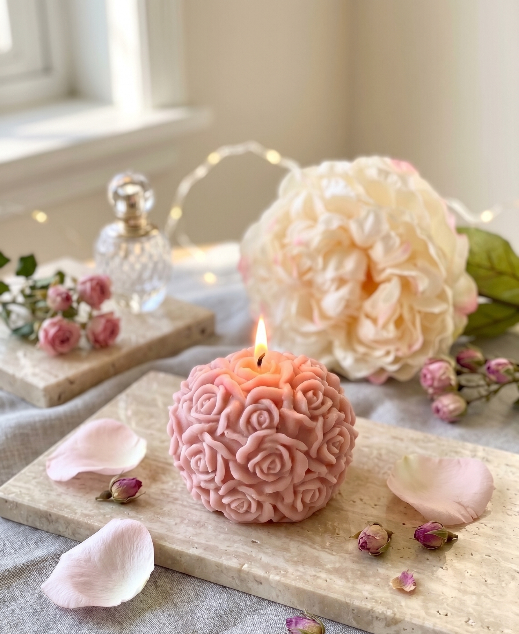 Rose Blossom Candle