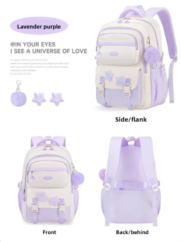 Kawaii Pastel Cutesy Backpack Set