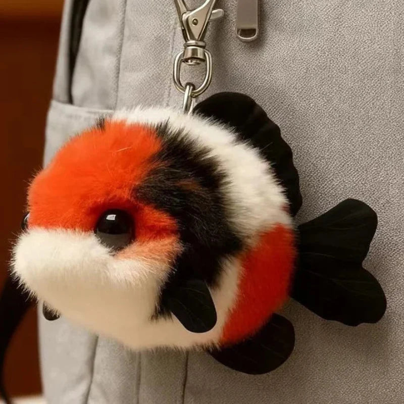 Kawaii Plush Koi Fish Keychain