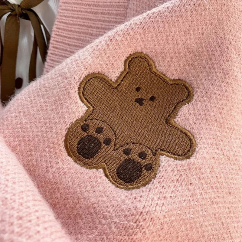 Sweet Teddy Bear Cardigan