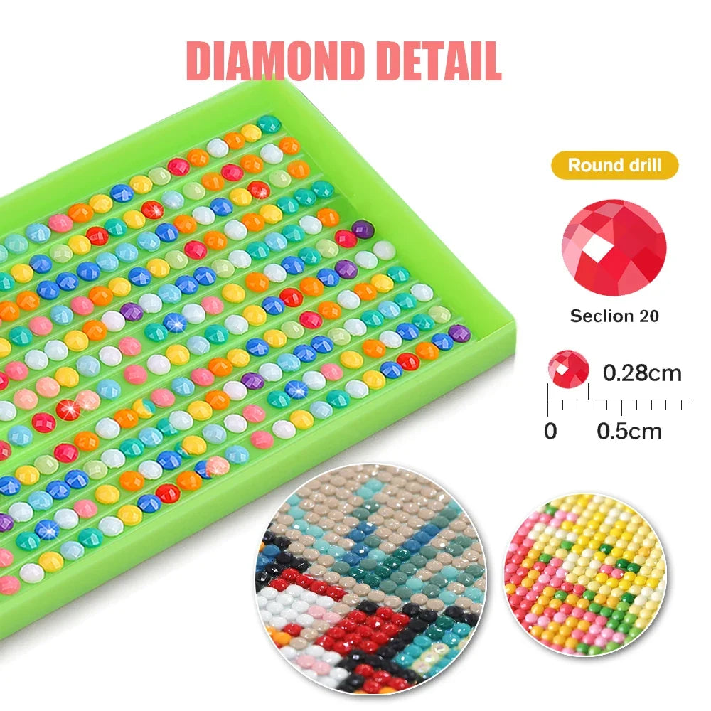 5D Diamond Painting Landscape House Full Drill DIY Embroidery Kit