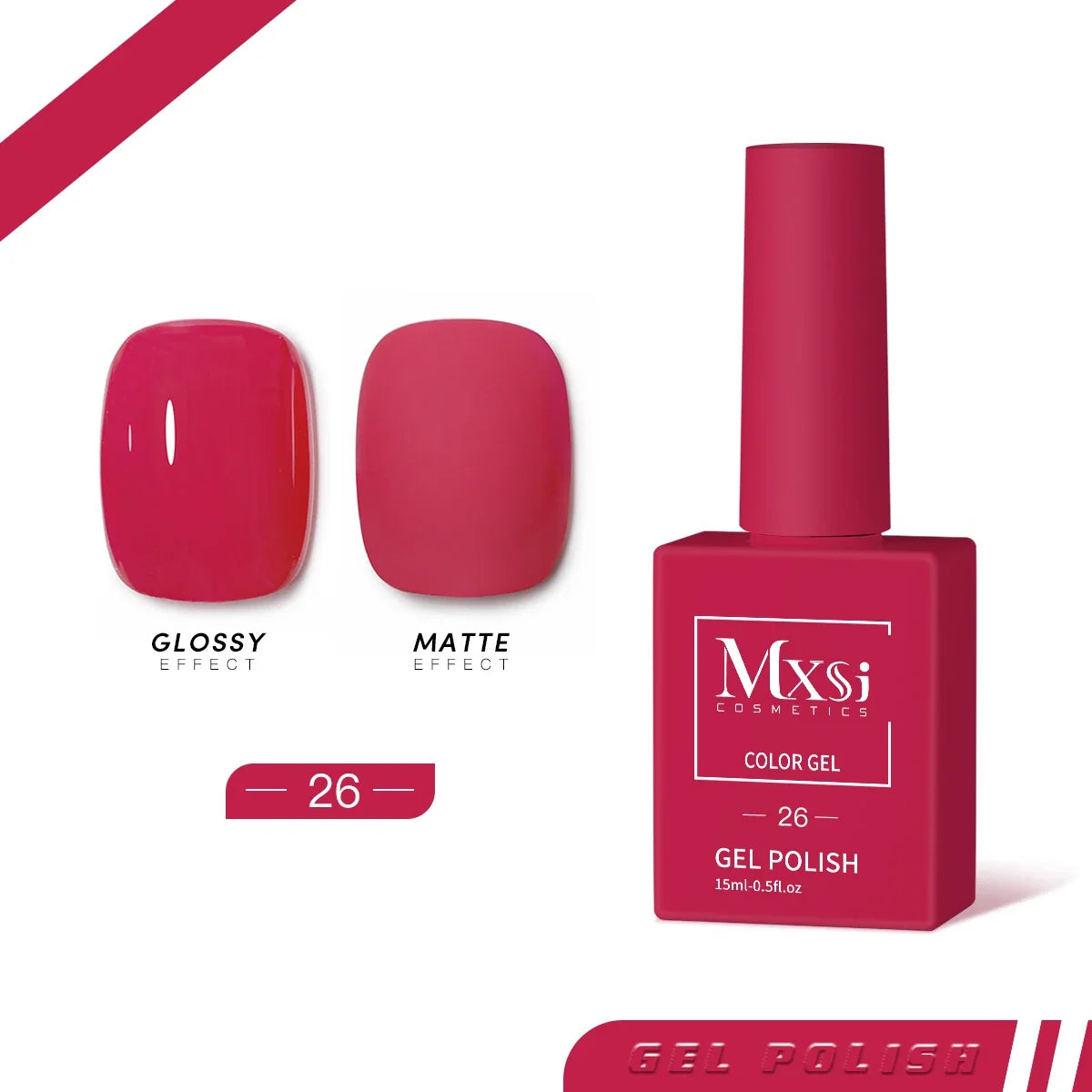 Mxsi 15ml Gel Nail Polish Neon Base Coat