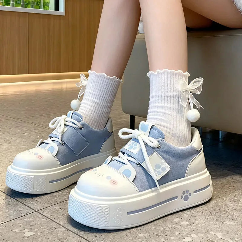 Kawaii Cutesy Neko Platform Sneakers