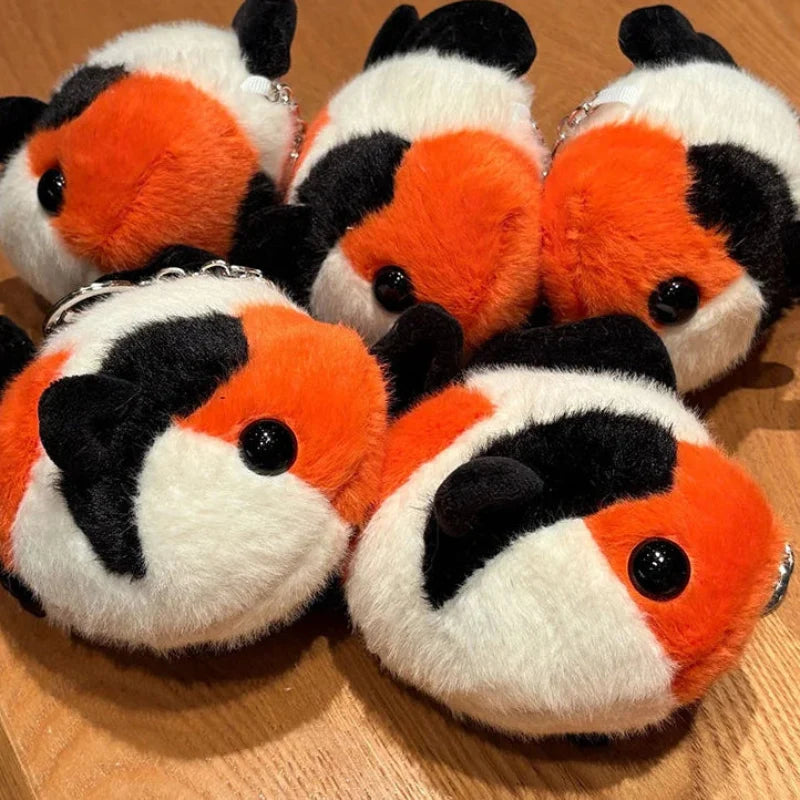 Kawaii Plush Koi Fish Keychain