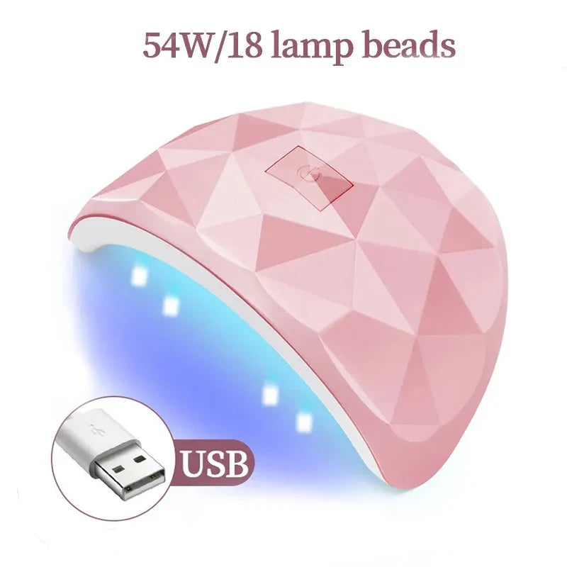 LULAA 88W Nail Dryer Lamp UV Light For Nails Eyes Protection UV Lamp for Gel Nails Gel Nail Polish Curing Dryer Home Salon Tool