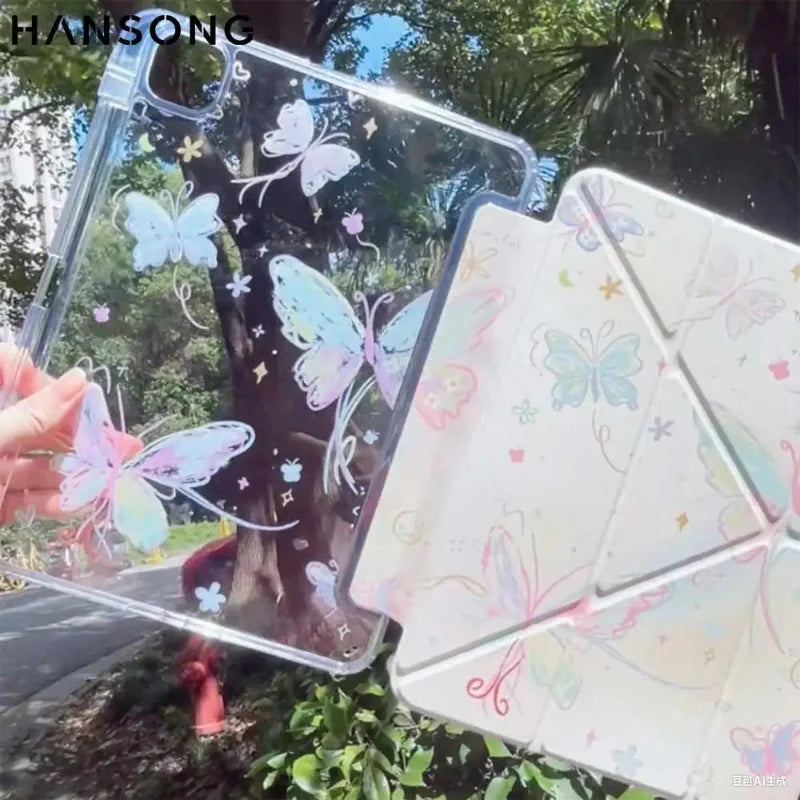 Pastel Butterfly iPad Case
