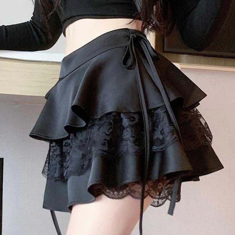 Ruffle Mini Skirt by Kore Kawaii