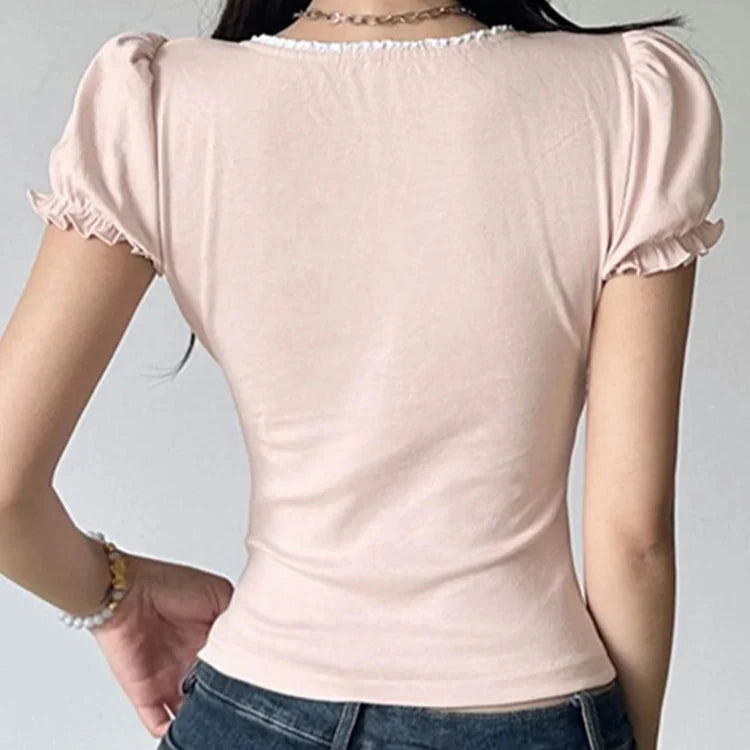 Sweet Button-up Top