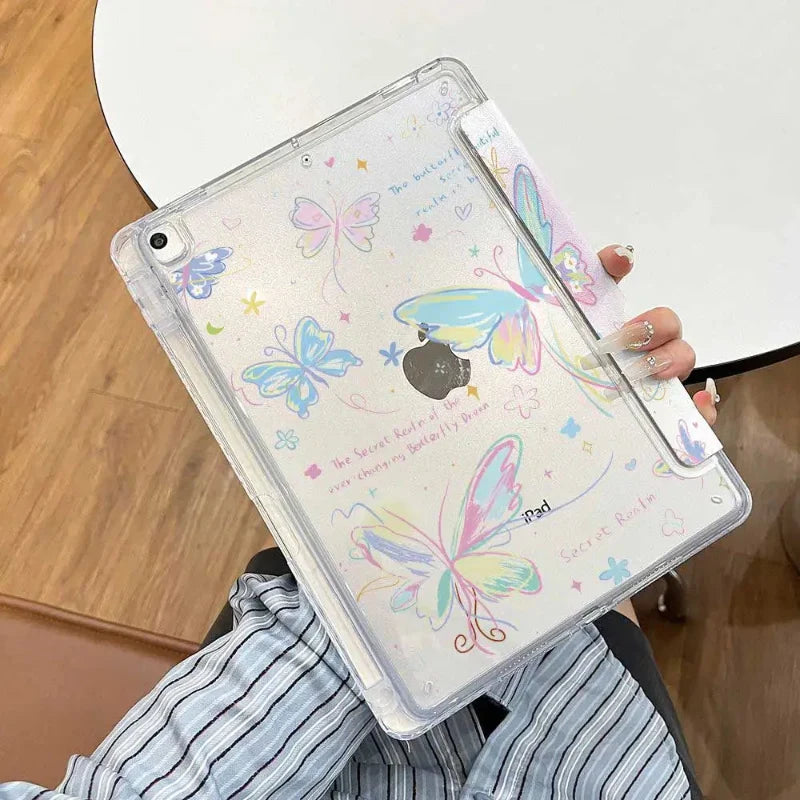 Pastel Butterfly iPad Case
