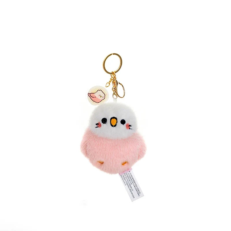 Kawaii Bird Plushie Pendant Keychain
