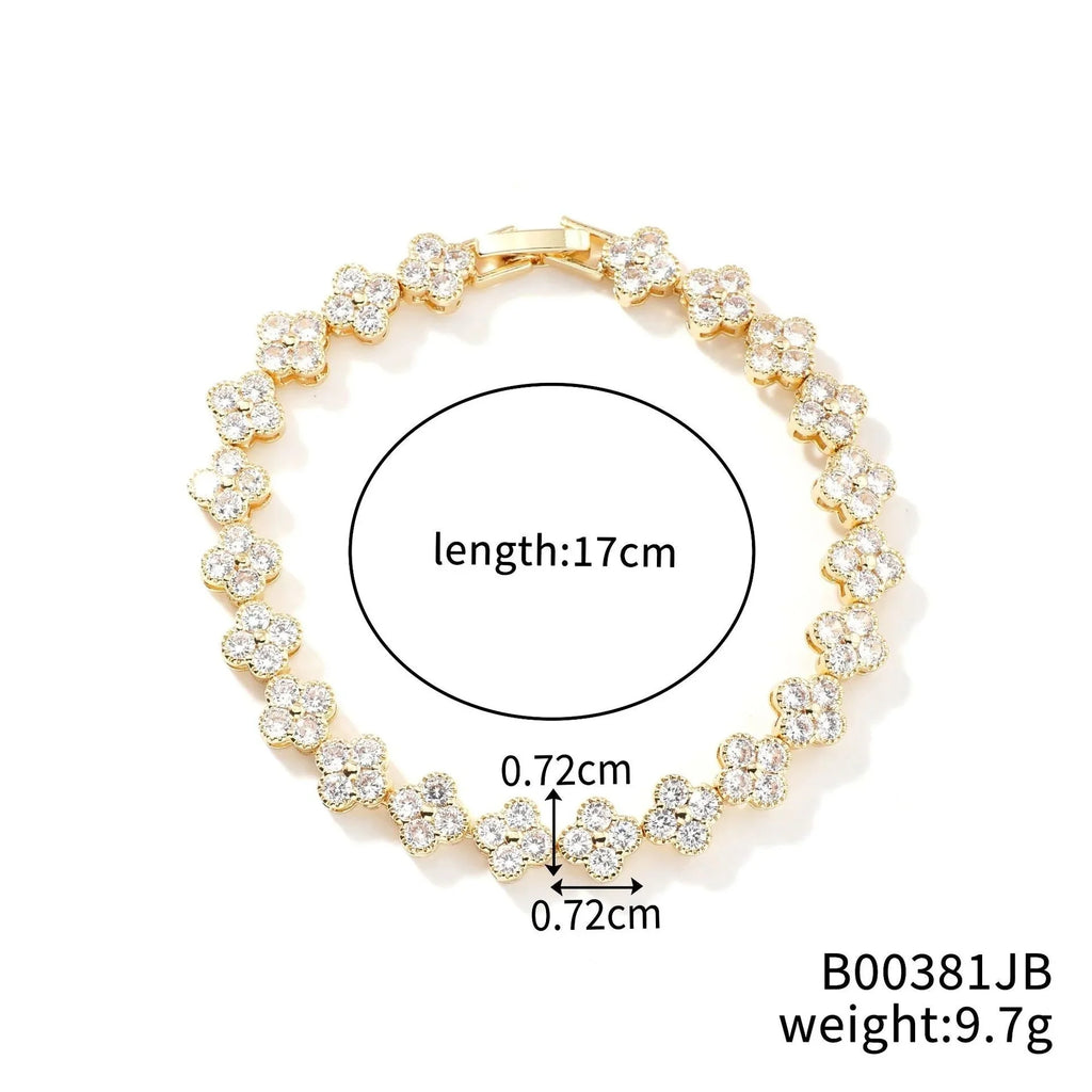 Flower Lucky Stainless Steel Bracelet