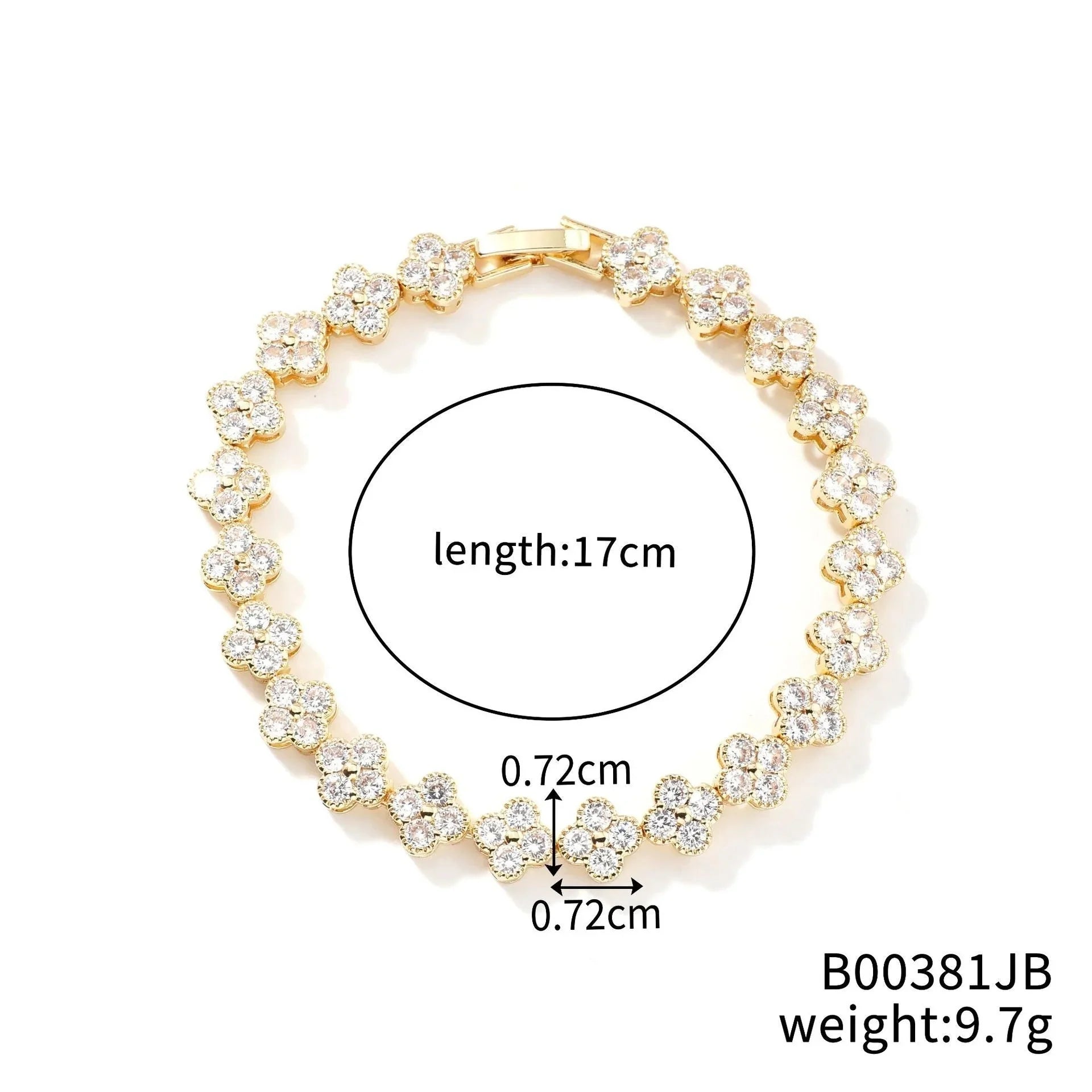 Flower Lucky Stainless Steel Bracelet